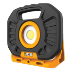 JCB JCB-SL-TUFFDUAL hibridinis LED darbo &scaron;viestuvas statybai ir remontui 2500lm iki 12h 110V 240V IP65 su akumuliatoriumi ir USB