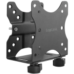 Logilink Mini kompiuterio laikiklis BP0066, 17-70mm, 5kg, VESA 75x75, 100x100mm, metalas, juodas, po stalu, ant stovo