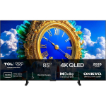 TCL QLED televizorius 85A400, 85 col., 4K Ultra HD, 3840x2160, 144 Hz, Google TV, Dolby Vision, HDR10+, 20 W, Wi-Fi, Bluetooth