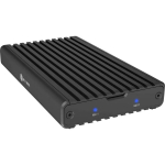 Icybox M.2 SSD korpusas IB-2817M-C32 61121, 20 Gbit/s, USB C 3.2 Gen 2x2, M.2 PCIe NVMe, 2230-2280, aliuminis, juodas