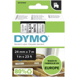 Dymo etikečių juosta S0720930 D1, 24mm, 7m, juoda ant balto, poliesteris, atspari vandeniui, atspari UV, LabelManager