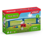 Schleich žaislinė figūrėlė Farm World triu&scaron;ių ir jūrų kiaulyčių narvas 42500, 4 vnt., 3-8 m., PVC, įvairiaspalvis, fermos tema