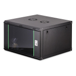 Digitus sieninis tinklo spintos 19" DN-37103, 7U, 600x600mm, IP20, 60kg, stiklo durys, plienas, RAL 9005