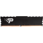 Patriot atmintis DDR4 Signature Premium PSP416G2666H1, 16 GB, 2666 MHz, CL19, 1x16 GB, UDIMM, juoda, radiatorius