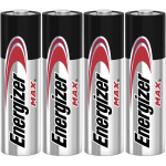 Energizer baterija Max Alkaline AA LR6, 1.5V, 4 vnt., &scaron;arminė, 10 metų galiojimas, be gyvsidabrio