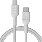Green Cell Kabelis KABGC100PS120SW, 1,2m, 100W, USB-C į USB-C, USB 2.0, Pintas nailonas, Baltas