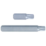 King Tony atsuktuvės antgalis 168025T, Torx T25, 80 mm, 10 mm &scaron;e&scaron;iakampis kotas, S2 lydinys, apsauga nuo rūdžių