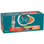 Purina ONE Sterilcat &scaron;lapias maistas katėms, DLKPUIKAM0039, 40x85g, 13% baltymų, 3,6% riebalų, 78% drėgmės, jautiena, vi&scaron;tiena