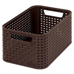 Keter Laikymo dėžė 205824, 28.5cm, 19.4cm, 13cm, plastikas, ruda, su rankenomis