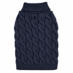 Pchełka &Scaron;unų drabužiai Warkocz Navy DLPPCHGAL0109, L, didelė veislė 25-45 kg, 201-499 g, granato spalva, kaklas 32-36 cm