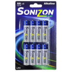 Sonizon Baterija 9121542, 8 vnt., AA LR6, laikrodžiams, pulteliams, žaislams