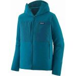 Patagonia striukė R2 TechFace Hoody M, M, Glacier Blue, DWR, gobtuvas po &scaron;almu, krūtinės ki&scaron;enės su užtrauktuku