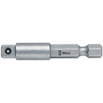 Wera jungtis 870/4 05050210001, 1/4" 6.3 mm, 100 mm, DIN 3126-F 6.3, DIN ISO 1173, fiksavimo kai&scaron;tis, &scaron;e&scaron;iakampė pavara