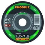 Rhodius pjovimo diskas XT66 204622, 230mm, 1,9mm, 22,23mm, akmuo, titanas, 25 vnt.