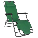 Springos sodo kėdė GC0005, 120kg, 153x60x79cm, reguliuojamas atlo&scaron;o kampas, pamink&scaron;tinta galvos atrama, porankis