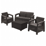 Sodo baldų komplektas, pilka Corfu 29200180939 KETER