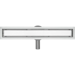 Fala linijinis kanalizacijos latakas 75345, 500mm, 70mm, 56mm, 50/40mm, AISI 304, WET&DRY, ROTARY360, 2IN1design, EXTRAslim
