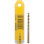 Dewalt Metalinis grąžtas DT4924-QZ 4 mm, 75 mm HSS-Co, 10 vnt, Cobalt, 3 plok&scaron;čios kotas, 43 mm darbo ilgis