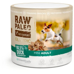 Vetexpert &Scaron;unų Skanėstas Raw Paleo Olympic Duck Mini Mono DLPVEEPRZ0044, 90g, 22,59% baltymų, 18,75% riebalų, antis, monoproteinas