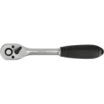 Yato reketas rankena YT-07211, 3/8" 9.5mm, 200mm, 72 dantukai, CrMo galva, CrV 6140 korpusas, Quick Release