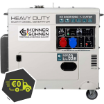 Dyzelinis generatorius KS 9200HDES-1/3 ATSR SILENT (EURO V) 230V / 400V 7500W KONNER & SOHNEN