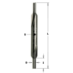 Freza T.C. D=3X8X65 S=6, CMT, 711.031.11, 3 mm, 8 mm, 65 mm, 6