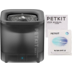 Petkit I&scaron;manusis gyvūnų gėrimo fontanas P4103S Grey, 1.8L, filtravimas, plastikas, pilkas, belaidis siurblys, tylus