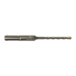 Milwaukee grąžtas SDS-Plus M2 4932352130, 4.8mm, 50mm, 110mm, 1 vnt, 2 pjovimo briaunos, centravimo smaigalys, kūginis petys