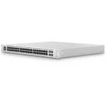 Ubiquiti UniFi USW-Enterprise-48-PoE tinklo komutatorius, 48x2,5G Ethernet, 4x10G SFP+, 360Gbit/s, 238,095Mpps, 720W PoE biudžetas
