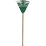 Mažas grėblys su rankena žalias 20cm (14 &scaron;akų); 0927010 HORTUS
