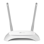 TP-Link TL-WR840N belaidis N300 mar&scaron;rutizatorius 300 Mbps 1 WAN 4&times;10/100 Mbps 2 antenos Balta