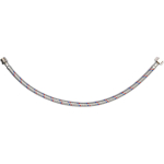 Fala jungiamoji žarna 71829, 500 mm, G1/2(F) x G3/8(M), 32 l/min, 1 MPa, 70 ˚C, 8 mm, 12 mm, nerūdijantis plienas, EPDM