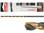 Tvardy Metalo grąžtas T02332, HSS M2, 3.2mm, 106mm, 69mm, TiN danga, DIN 340, cilindrinis kotas, 135&deg; kampas