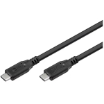 Goobay USB-C kabelis 74192, 1.5m, 100W, 40Gbit/s, USB4, Power Delivery, juodas