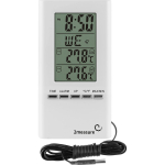 Oro stotis 2MEASURE 172802, Elektroninė, zondas, balta, 0&deg;C-50&deg;C, -20&deg;C-50&deg;C, 1.3m zondas, 1xLR1130