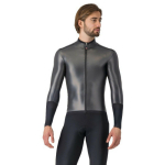 Dviračių striukė GABBA R Jacket, CASTELLI, 8056006272769, 4&deg;-18&deg;C, JUODA, XXL