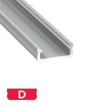 Pavir&scaron;inis LED profilis D
