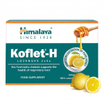 Pastilės nuo gerklės skausmo su medumi Himalaya Koflet-H (12 vnt.)