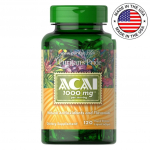 Puritan's Pride Acai uogų ekstraktas 1000 mg (60 kaps.)