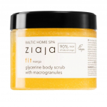 &Scaron;veitiklis stambiais grūdeliais su glicerinu Mango Baltic Home Spa Fit, 300 ml.