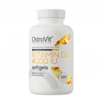 OstroVit Vitaminas D3 4000 IU - (120 kaps.)