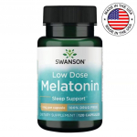 SWANSON Melatoninas 1mg (120 kaps.)