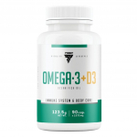 TREC Omega 3 + Vitaminas D3 (90 kaps.)