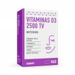 ICONFIT Vitaminas D3 moterims (2500 IU) &ndash; 60 kapsulių