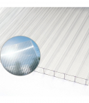 Kanalinis polikarbonatas 16x980x4000 mm, skaidrus Plaskolite (2.5 kg/m2)