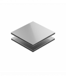 Aliuminio kompozito plok&scaron;tė Light 3x1220x4050 mm, sidabrinė