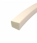 Profilis i&scaron; silikoninės porėtos gumos 15x15 mm
