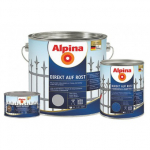 Emalė Alpina Direkt AufRost 3in1 (įv. talpa ir spalva) : Spalva - Raudona (RAL3000), Talpa - 750 ml
