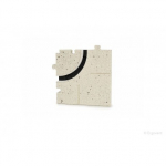 Suapvalintas Ply&scaron;inio Difuzoriaus Kampinis Muliažas ERGOVENT LINEO PRO PUZZLE, 1 ply&scaron;ys x 20mm