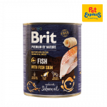 BRIT Premium by nature Fish with fish skin - wet dog food - 800g